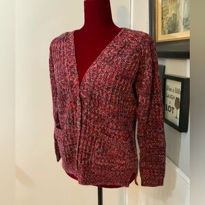 Pink rose cardigan size medium